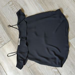 Loft Cold Shoulder Short Sleeve Top | Loft Ruffle Cold Shoulder Top